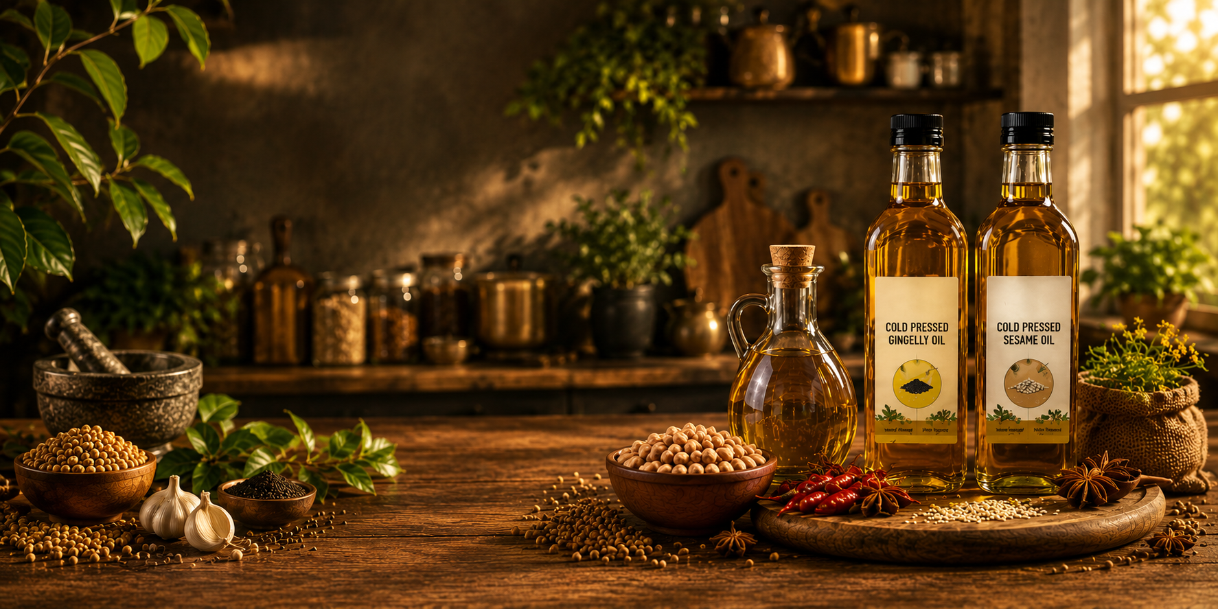 Cooking oil and ingredients